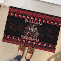 Denmark Santa Viking Christmas Rubber Doormat Julemanden Goes Viking - Wonder Print Shop