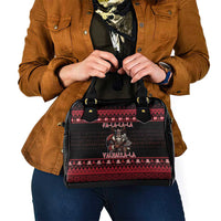 Denmark Santa Viking Christmas Shoulder Handbag Julemanden Goes Viking - Wonder Print Shop