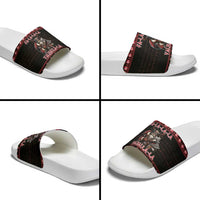 Denmark Santa Viking Christmas Slide Sandals Julemanden Goes Viking - Wonder Print Shop