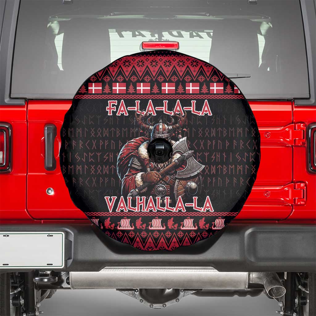 Denmark Santa Viking Christmas Spare Tire Cover Julemanden Goes Viking - Wonder Print Shop