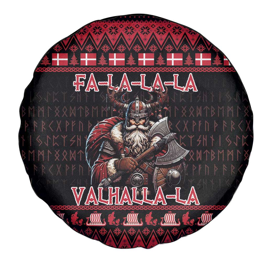 Denmark Santa Viking Christmas Spare Tire Cover Julemanden Goes Viking - Wonder Print Shop