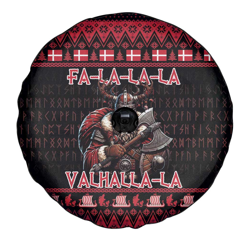 Denmark Santa Viking Christmas Spare Tire Cover Julemanden Goes Viking - Wonder Print Shop
