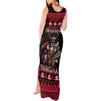 Denmark Santa Viking Christmas Tank Maxi Dress Julemanden Goes Viking - Wonder Print Shop