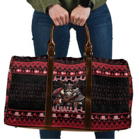 Denmark Santa Viking Christmas Travel Bag Julemanden Goes Viking - Wonder Print Shop