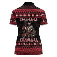 Denmark Santa Viking Christmas Women Polo Shirt Julemanden Goes Viking - Wonder Print Shop