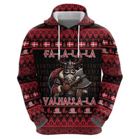 Denmark Santa Viking Christmas Zip Hoodie Julemanden Goes Viking - Wonder Print Shop