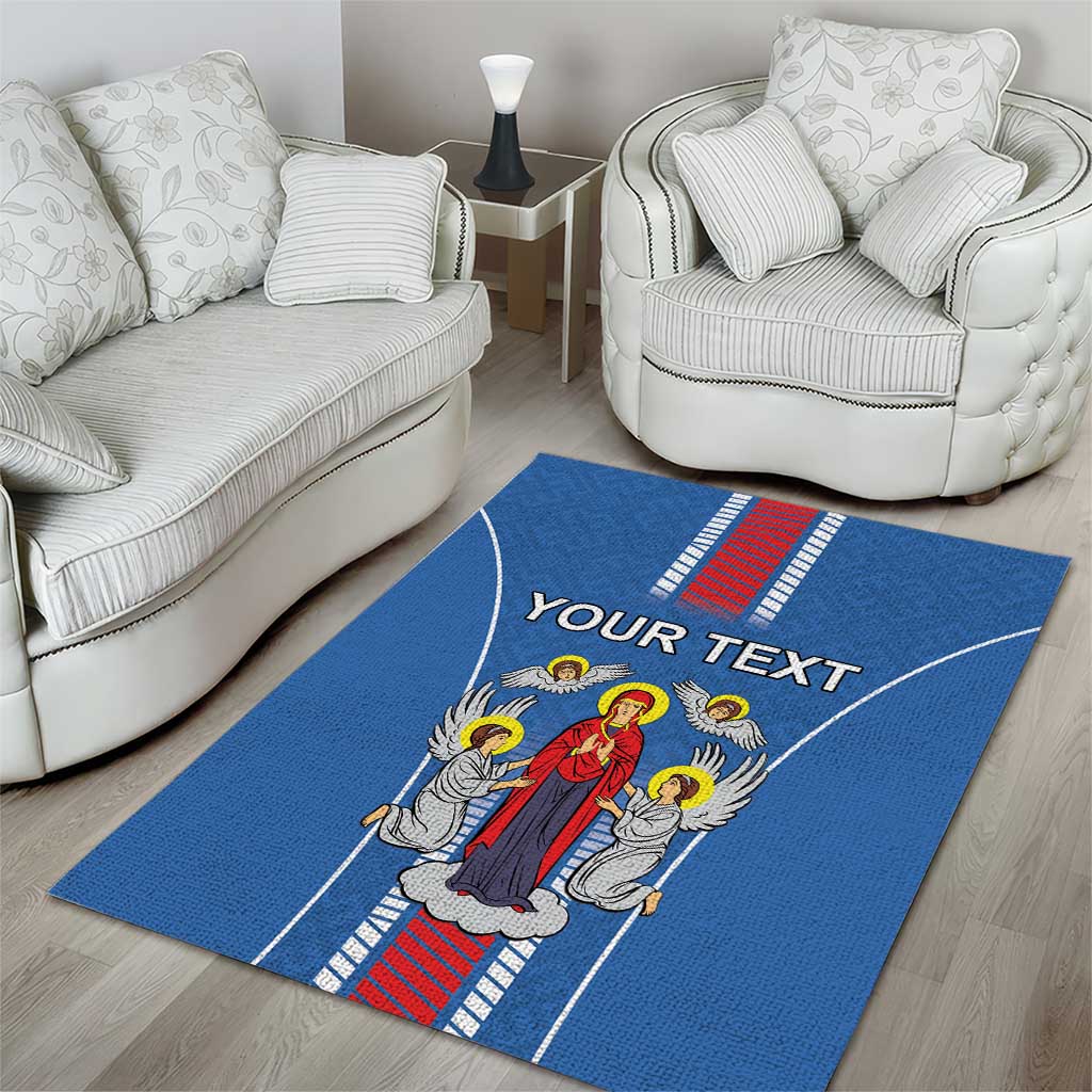Personalized Belarus Area Rug Coat Of Arms Minsk Capital