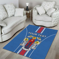 Personalized Belarus Area Rug Coat Of Arms Minsk Capital