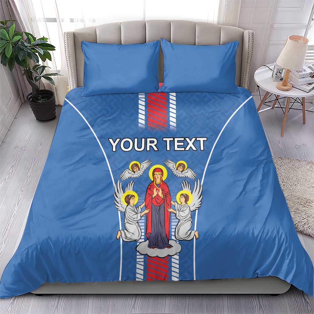 Personalized Belarus Bedding Set Coat Of Arms Minsk Capital