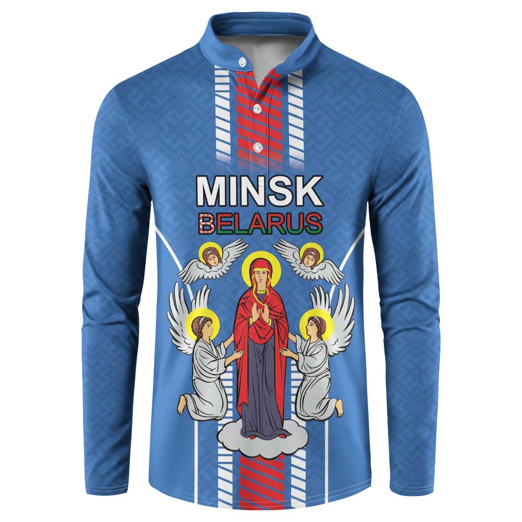 Personalized Belarus Button Sweatshirt Coat Of Arms Minsk Capital