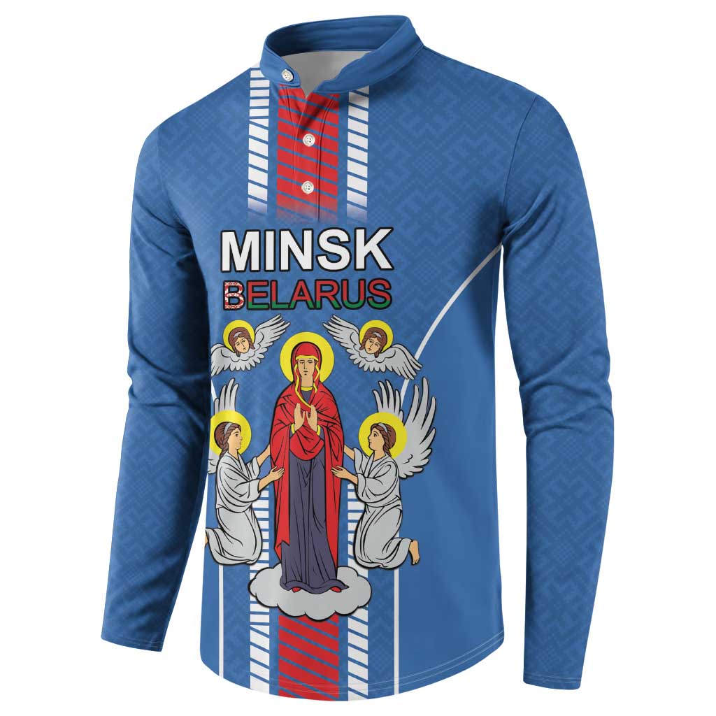 Personalized Belarus Button Sweatshirt Coat Of Arms Minsk Capital