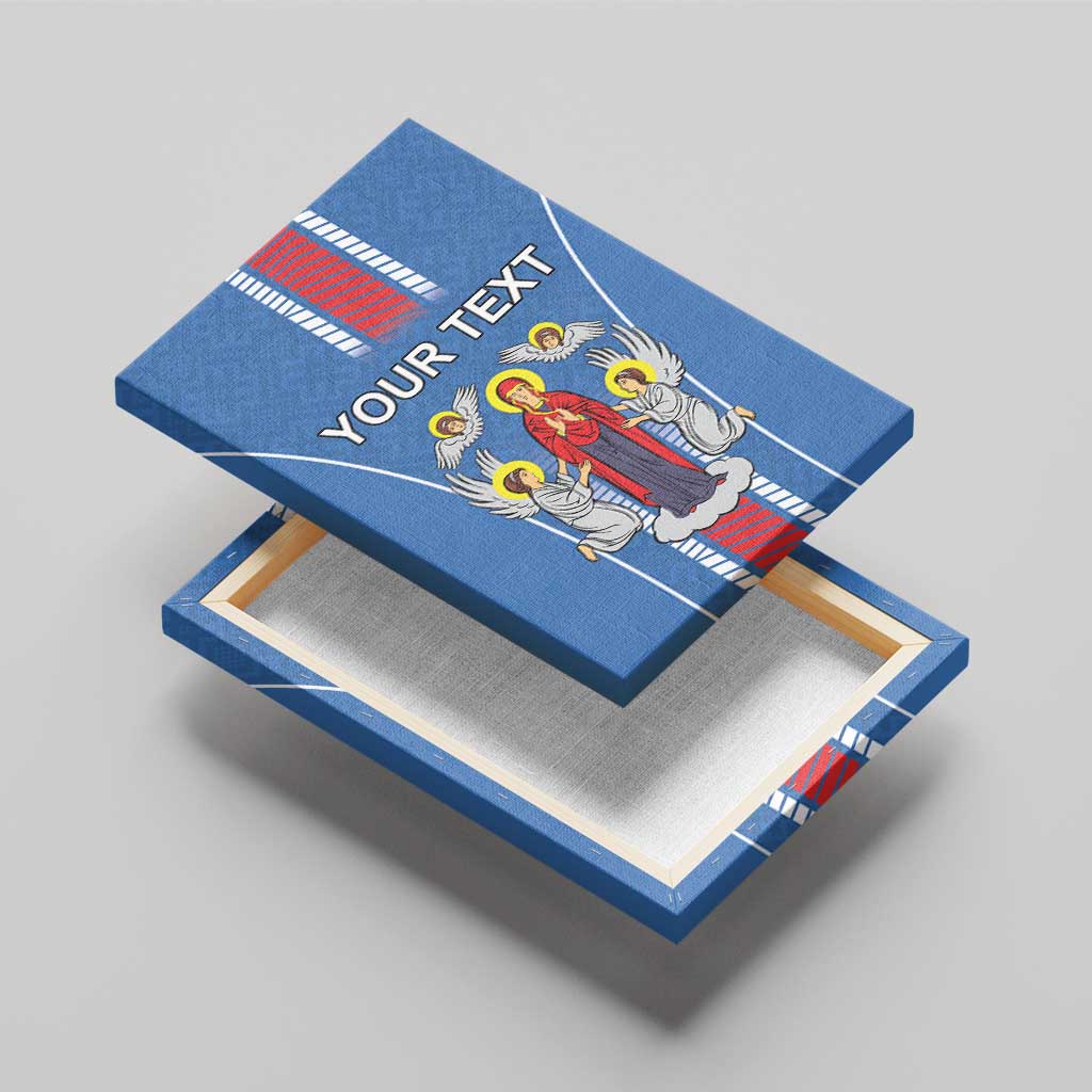 Personalized Belarus Canvas Wall Art Coat Of Arms Minsk Capital