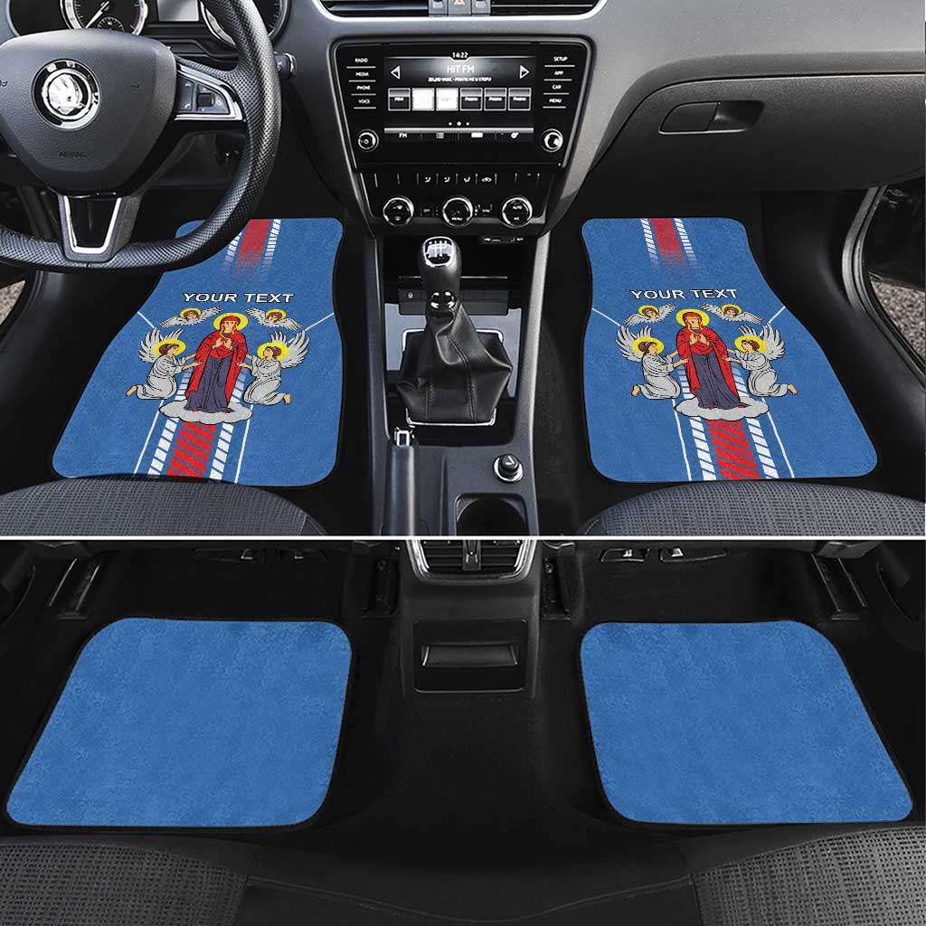 Personalized Belarus Car Mats Coat Of Arms Minsk Capital