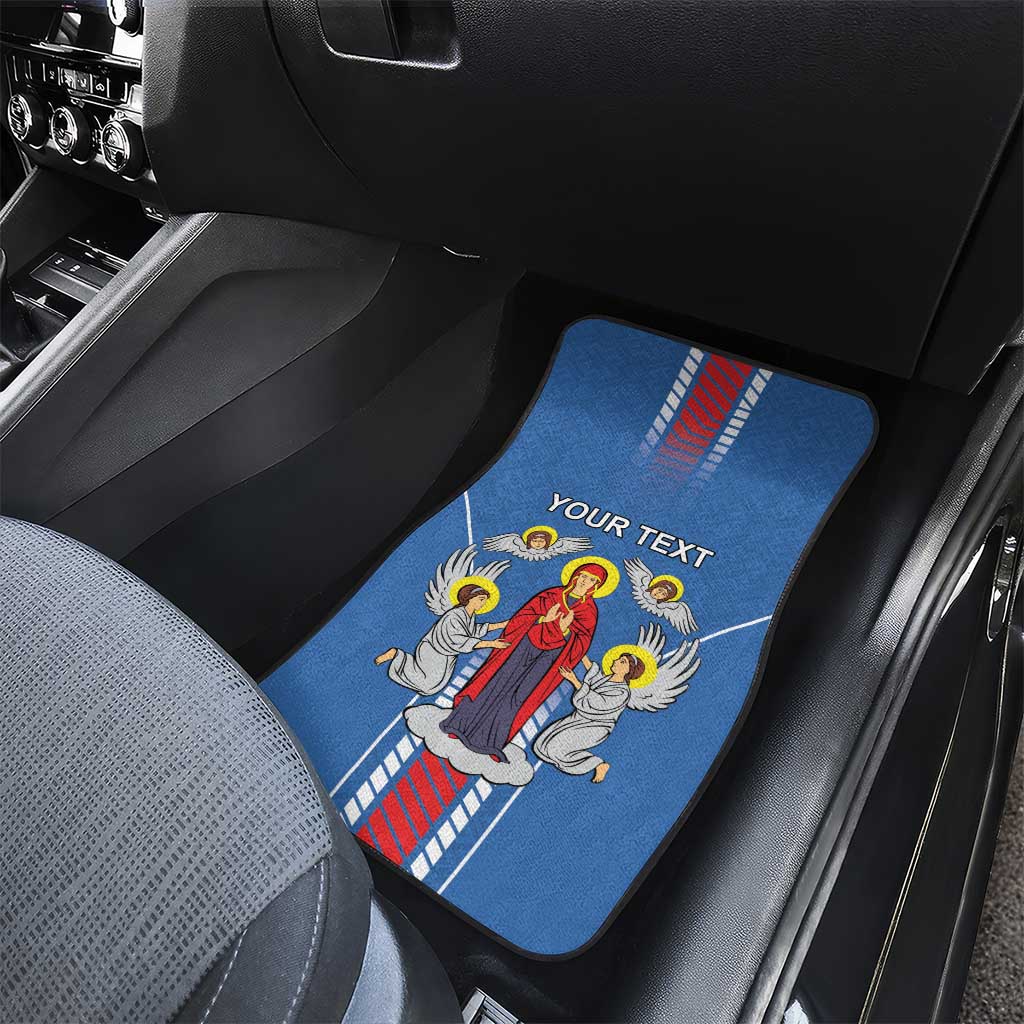 Personalized Belarus Car Mats Coat Of Arms Minsk Capital