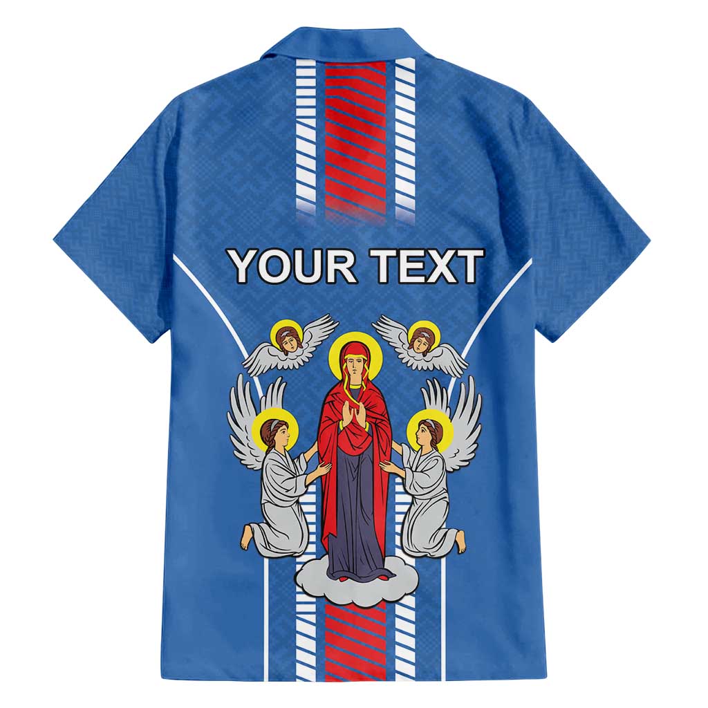 Personalized Belarus Family Matching Long Sleeve Bodycon Dress and Hawaiian Shirt Coat Of Arms Minsk Capital