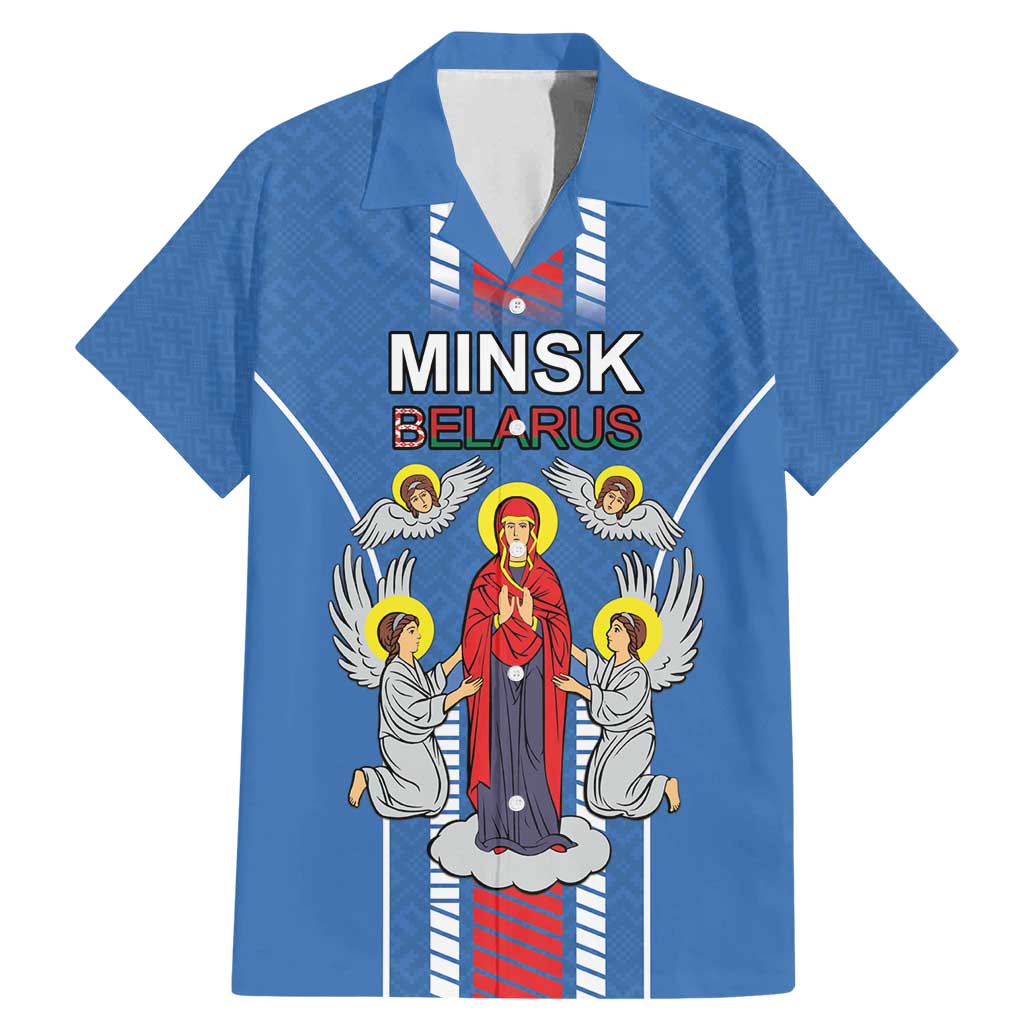 Personalized Belarus Family Matching Mermaid Dress and Hawaiian Shirt Coat Of Arms Minsk Capital
