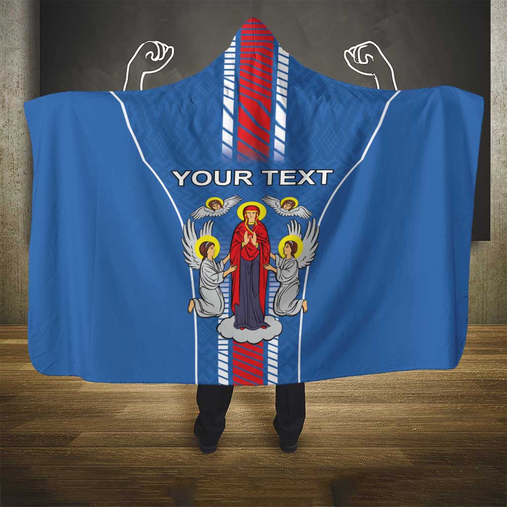 Personalized Belarus Hooded Blanket Coat Of Arms Minsk Capital