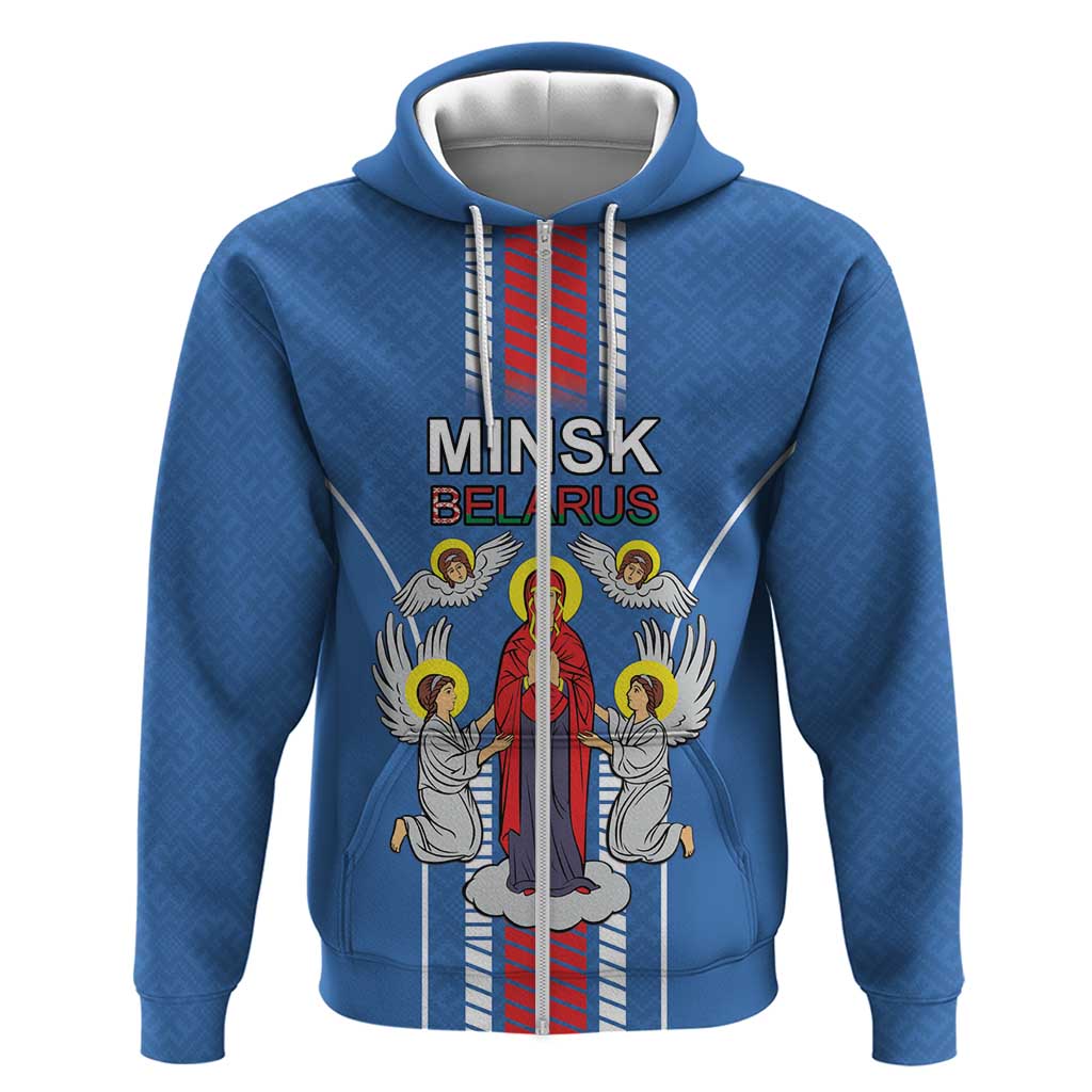 Personalized Belarus Hoodie Coat Of Arms Minsk Capital