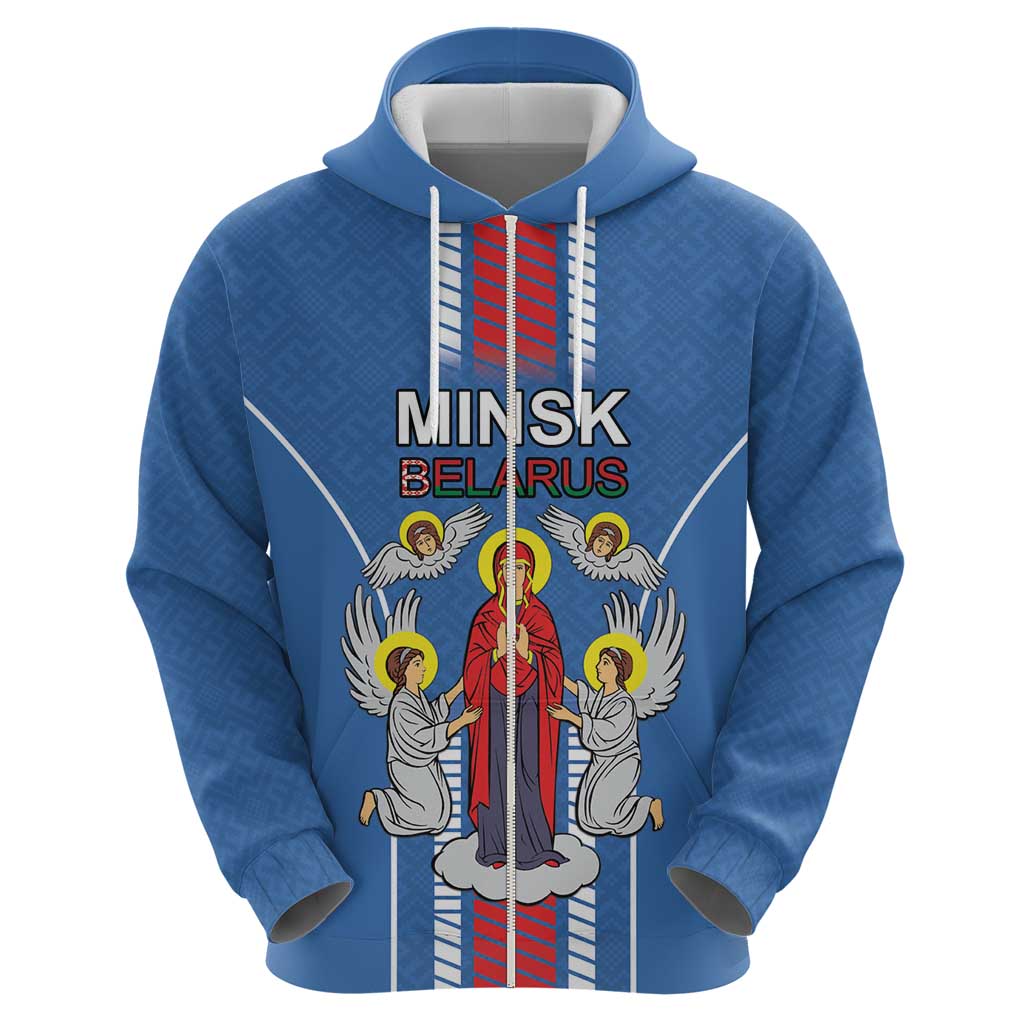 Personalized Belarus Hoodie Coat Of Arms Minsk Capital