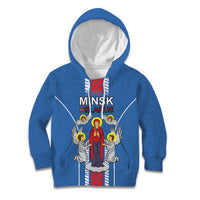 Personalized Belarus Kid Hoodie Coat Of Arms Minsk Capital