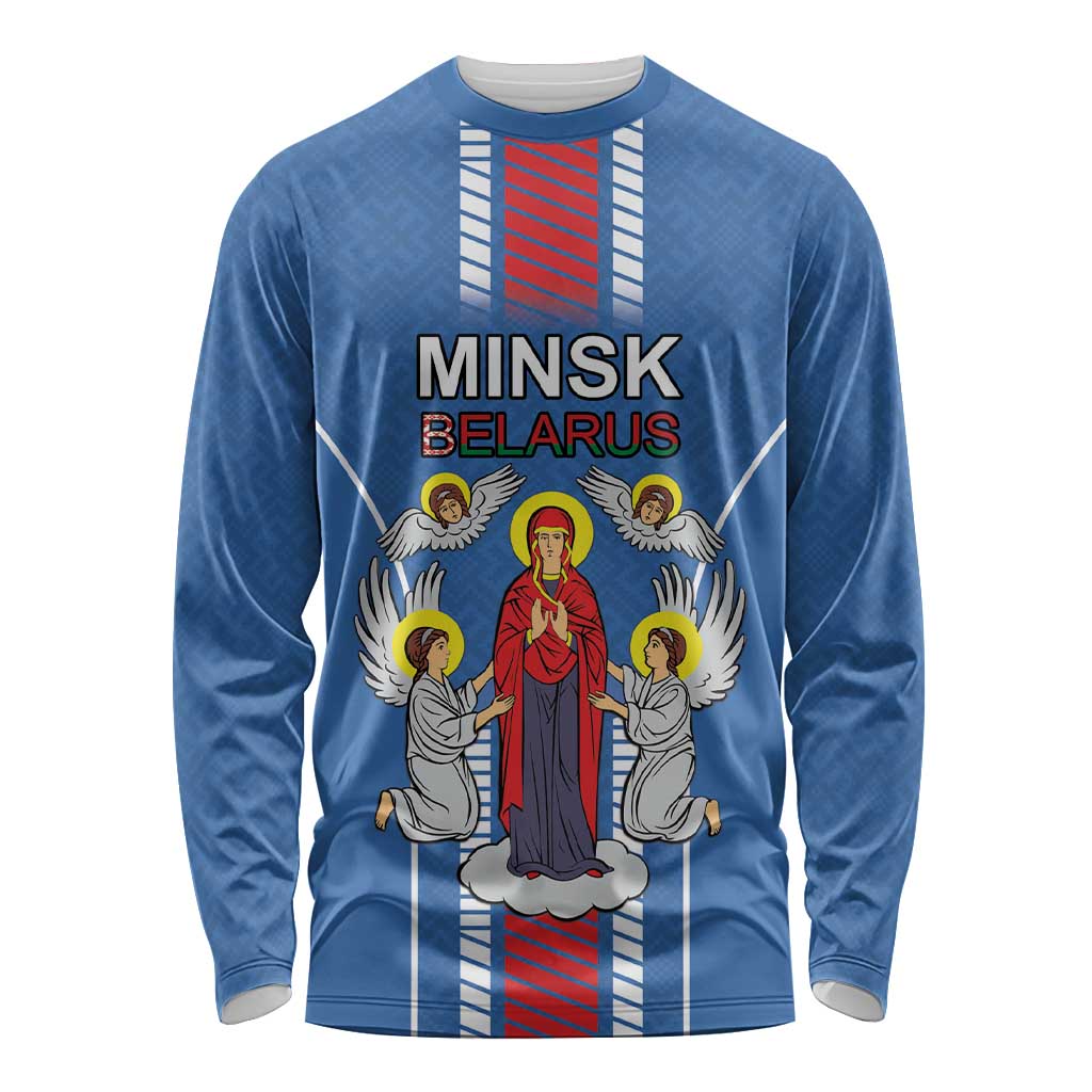 Personalized Belarus Long Sleeve Shirt Coat Of Arms Minsk Capital