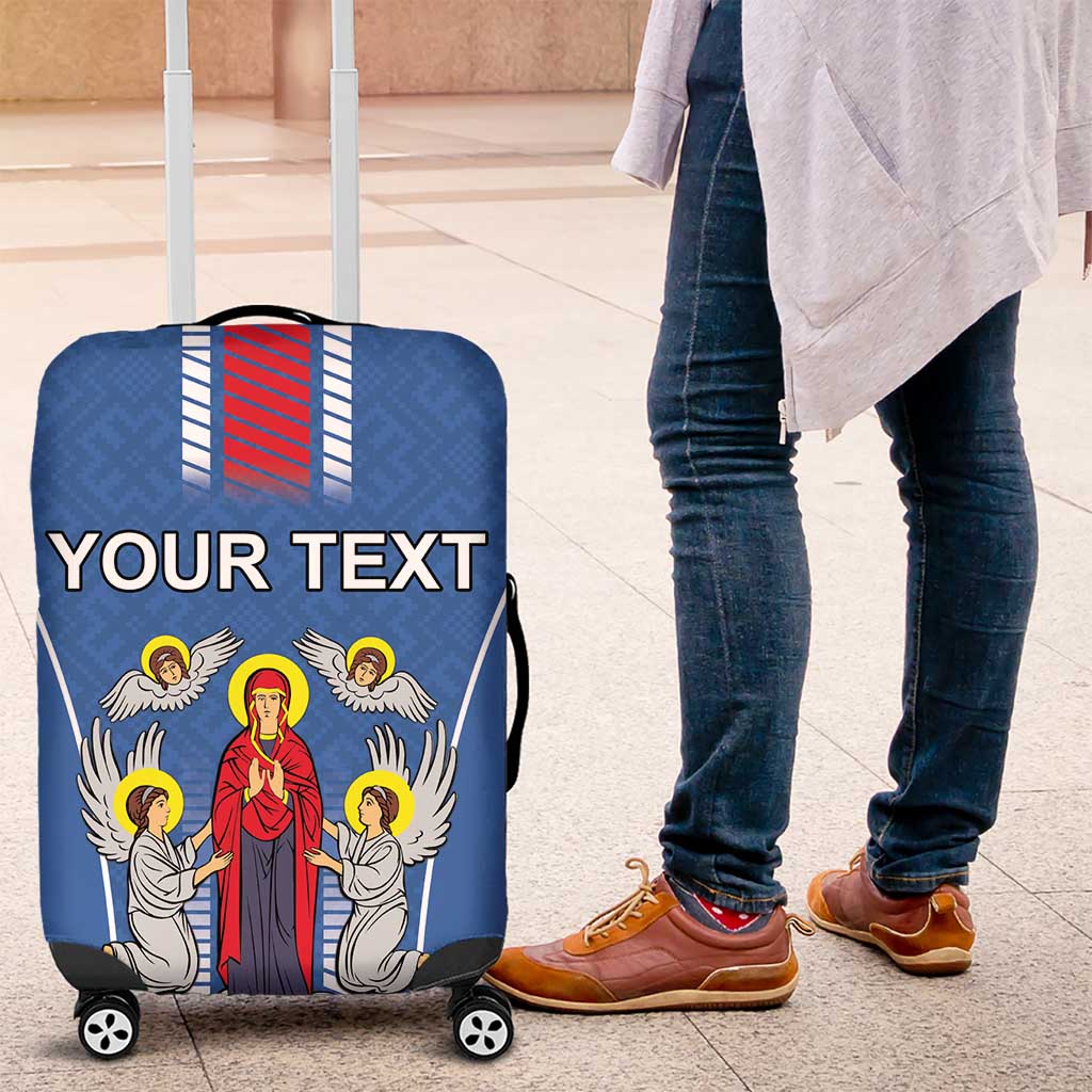 Personalized Belarus Luggage Cover Coat Of Arms Minsk Capital