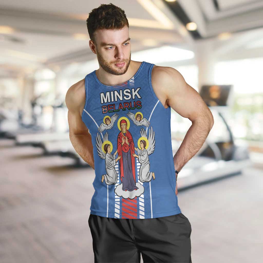 Personalized Belarus Men Tank Top Coat Of Arms Minsk Capital