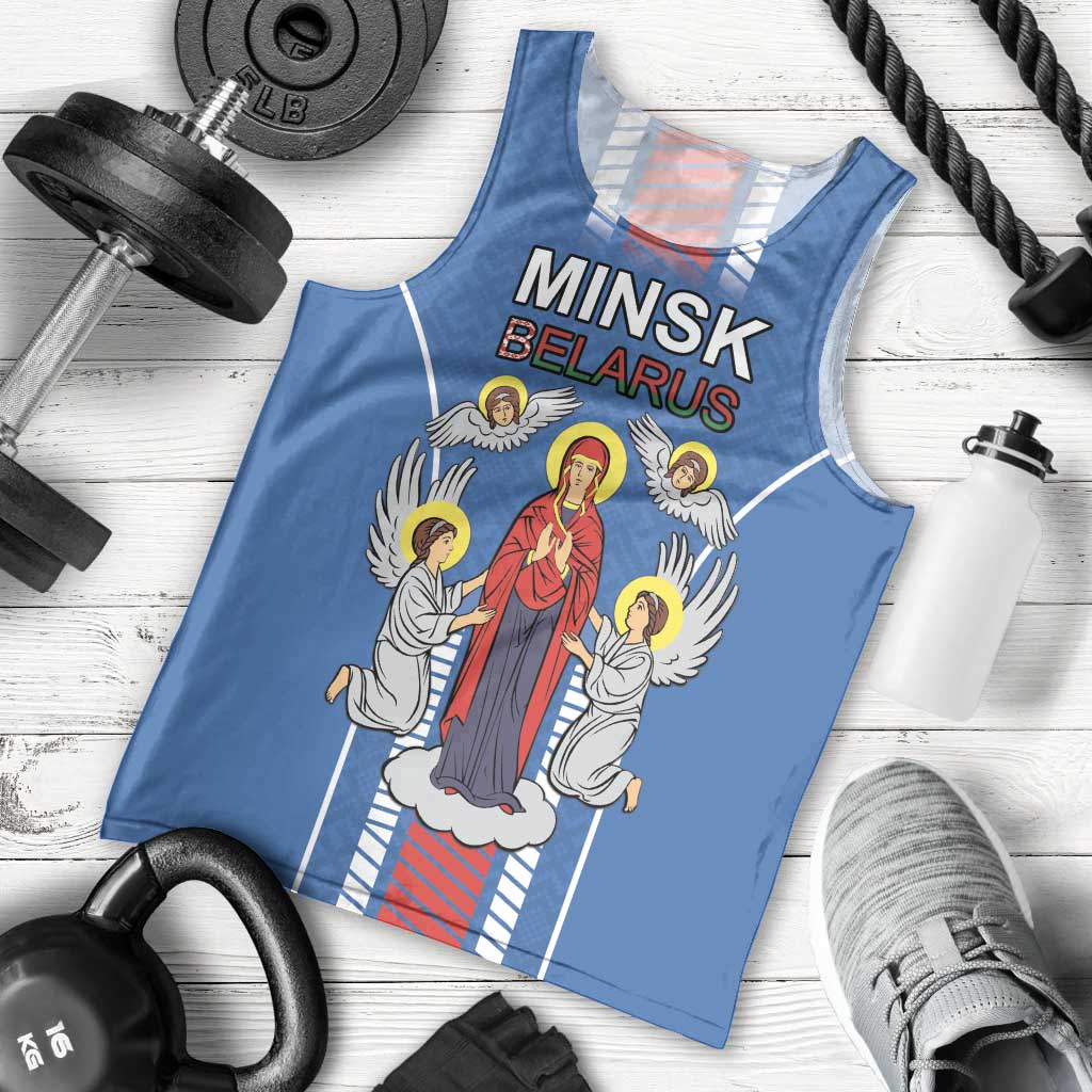 Personalized Belarus Men Tank Top Coat Of Arms Minsk Capital