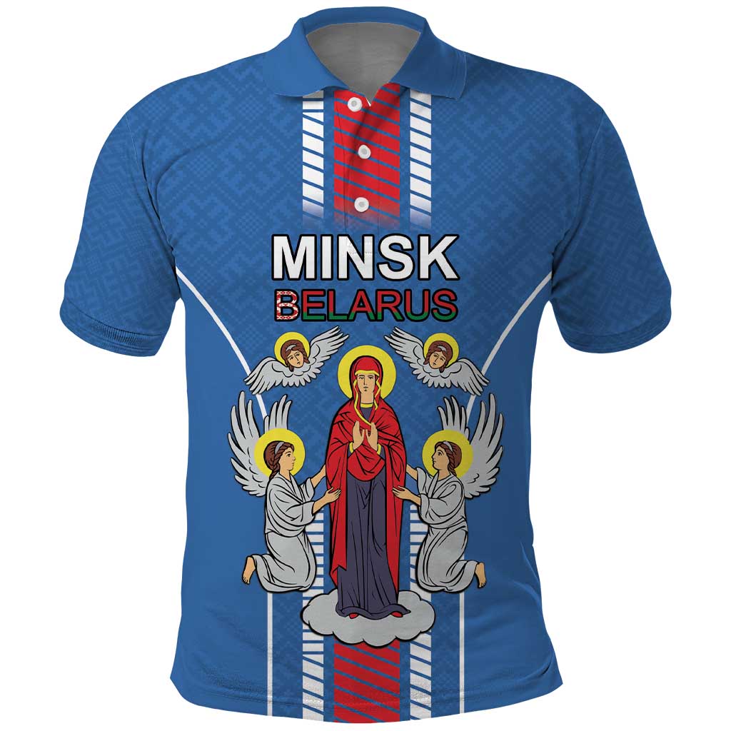 Personalized Belarus Polo Shirt Coat Of Arms Minsk Capital