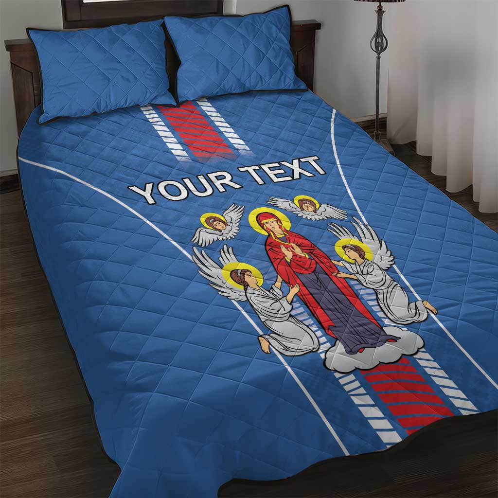Personalized Belarus Quilt Bed Set Coat Of Arms Minsk Capital