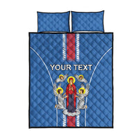 Personalized Belarus Quilt Bed Set Coat Of Arms Minsk Capital