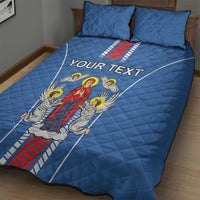 Personalized Belarus Quilt Bed Set Coat Of Arms Minsk Capital