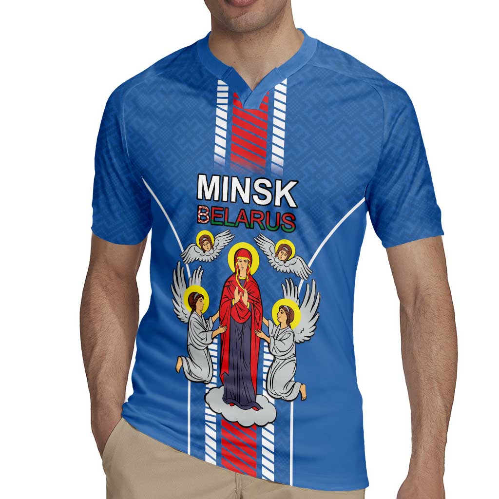 Personalized Belarus Rugby Jersey Coat Of Arms Minsk Capital