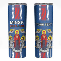 Personalized Belarus Skinny Tumbler Coat Of Arms Minsk Capital