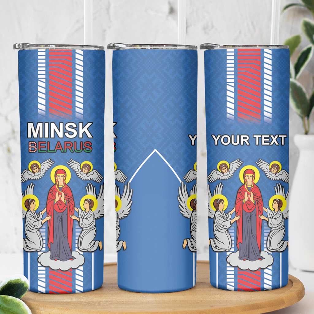 Personalized Belarus Skinny Tumbler Coat Of Arms Minsk Capital