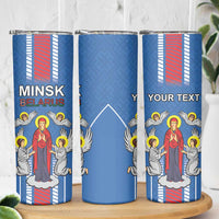 Personalized Belarus Skinny Tumbler Coat Of Arms Minsk Capital