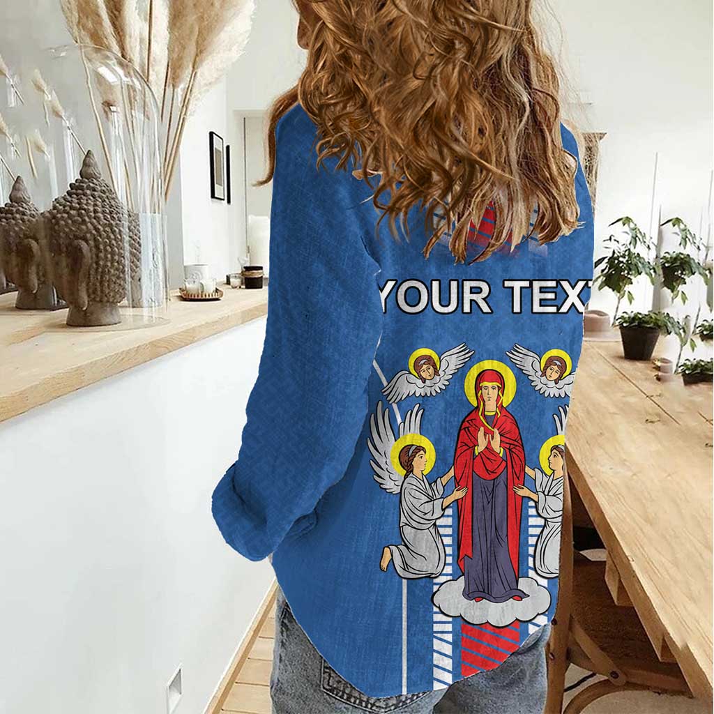 Personalized Belarus Women Casual Shirt Coat Of Arms Minsk Capital