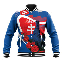 Slovakia Independence Day Baseball Jacket Devín Castle Nad Tatrou sa blyska
