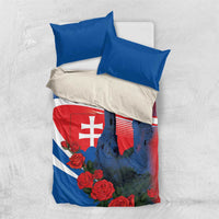 Slovakia Independence Day Bedding Set Devín Castle Nad Tatrou sa blyska