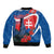 Slovakia Independence Day Bomber Jacket Devín Castle Nad Tatrou sa blyska