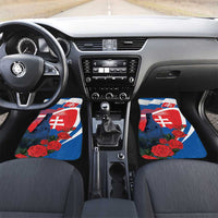 Slovakia Independence Day Car Mats Devín Castle Nad Tatrou sa blyska