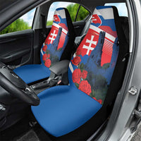 Slovakia Independence Day Car Seat Cover Devín Castle Nad Tatrou sa blyska