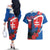 Slovakia Independence Day Couples Matching Off The Shoulder Long Sleeve Dress and Hawaiian Shirt Devín Castle Nad Tatrou sa blyska