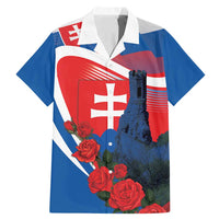 Slovakia Independence Day Family Matching Mermaid Dress and Hawaiian Shirt Devín Castle Nad Tatrou sa blyska