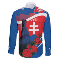 Slovakia Independence Day Family Matching Mermaid Dress and Hawaiian Shirt Devín Castle Nad Tatrou sa blyska