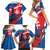 Slovakia Independence Day Family Matching Short Sleeve Bodycon Dress and Hawaiian Shirt Devín Castle Nad Tatrou sa blyska