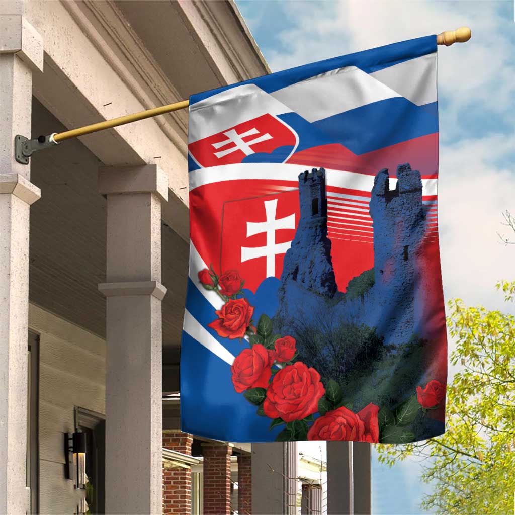 Slovakia Independence Day Garden Flag Devín Castle Nad Tatrou sa blyska