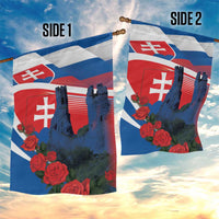 Slovakia Independence Day Garden Flag Devín Castle Nad Tatrou sa blyska