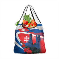 Slovakia Independence Day Grocery Bag Devín Castle Nad Tatrou sa blyska