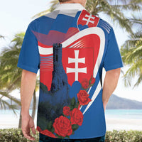 Slovakia Independence Day Hawaiian Shirt Devín Castle Nad Tatrou sa blyska